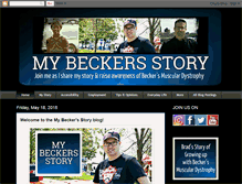 Tablet Screenshot of my-beckers-story.blogspot.com