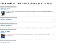 Tablet Screenshot of botanico-educacion-fisica.blogspot.com