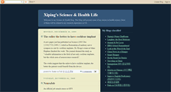 Desktop Screenshot of health-science.blogspot.com