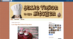 Desktop Screenshot of julievisionkitchen.blogspot.com