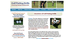 Desktop Screenshot of golf-putting-drills.blogspot.com