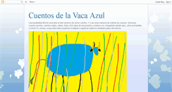 Desktop Screenshot of cuentosdelavacaazul.blogspot.com