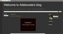 Desktop Screenshot of adebowaleayeni.blogspot.com