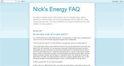 Desktop Screenshot of energyfaq.blogspot.com