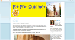 Desktop Screenshot of finallyfit4summer.blogspot.com