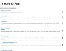 Tablet Screenshot of la-torre-de-papel.blogspot.com