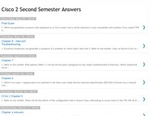 Tablet Screenshot of cisco2secondsemesteranswers.blogspot.com