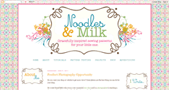 Desktop Screenshot of noodlesandmilk.blogspot.com