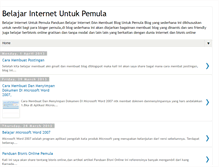 Tablet Screenshot of belajarinternetyu.blogspot.com