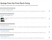 Tablet Screenshot of musingsfromthefrontporchswing.blogspot.com