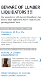 Mobile Screenshot of lumberliq.blogspot.com