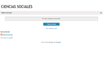 Tablet Screenshot of elblogdelascienciassociales.blogspot.com