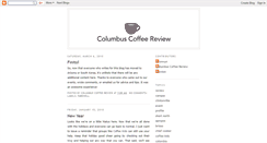 Desktop Screenshot of columbuscoffeereview.blogspot.com