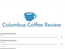 Tablet Screenshot of columbuscoffeereview.blogspot.com