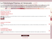 Tablet Screenshot of laodontologiaforenseenvenezuela.blogspot.com