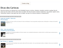 Tablet Screenshot of dicasdoscariocas.blogspot.com
