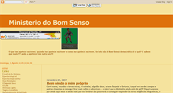 Desktop Screenshot of ministeriodobomsenso.blogspot.com