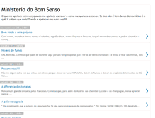 Tablet Screenshot of ministeriodobomsenso.blogspot.com