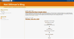 Desktop Screenshot of notsilliman.blogspot.com