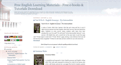 Desktop Screenshot of free-english-materials.blogspot.com