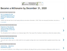 Tablet Screenshot of millionaireby2020.blogspot.com