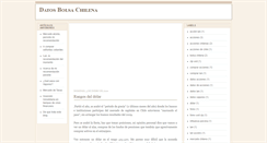 Desktop Screenshot of datosbolsachilena.blogspot.com