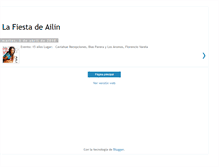 Tablet Screenshot of lafiestadeailin.blogspot.com