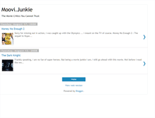 Tablet Screenshot of moovijunkie.blogspot.com