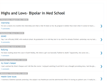 Tablet Screenshot of bipolarinmedschool.blogspot.com