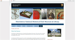 Desktop Screenshot of morristownnhpmuseum.blogspot.com