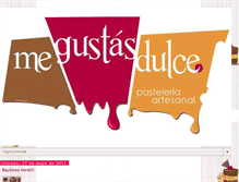 Tablet Screenshot of megustasdulce.blogspot.com