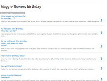 Tablet Screenshot of maggie-flowers-birthday.blogspot.com