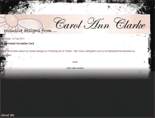 Tablet Screenshot of carolannstudio.blogspot.com