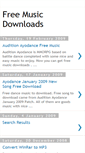 Mobile Screenshot of my-free-music-downloads.blogspot.com