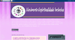 Desktop Screenshot of espiritualidadeinclusiva.blogspot.com