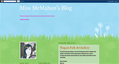 Desktop Screenshot of missmcmahonsblog.blogspot.com