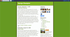 Desktop Screenshot of georgechampion.blogspot.com