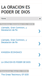 Mobile Screenshot of laoracionespoderdedios.blogspot.com