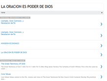 Tablet Screenshot of laoracionespoderdedios.blogspot.com