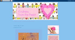 Desktop Screenshot of kindnessfromtheheart.blogspot.com