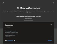 Tablet Screenshot of elmancocervantes.blogspot.com