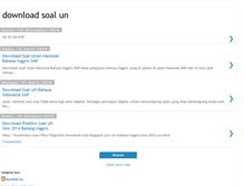 Tablet Screenshot of downloadsoalun.blogspot.com