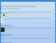 Tablet Screenshot of diclumelementaryschool.blogspot.com