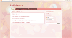 Desktop Screenshot of insidebeauty101.blogspot.com