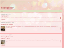 Tablet Screenshot of insidebeauty101.blogspot.com