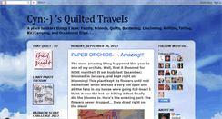 Desktop Screenshot of cynsquiltedtravels.blogspot.com