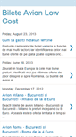Mobile Screenshot of bilete-avion-low-cost.blogspot.com