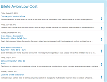 Tablet Screenshot of bilete-avion-low-cost.blogspot.com