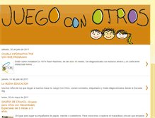 Tablet Screenshot of juegoconotros.blogspot.com