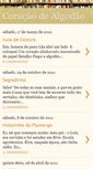Mobile Screenshot of coracaodealgodao.blogspot.com